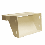 Kair Double Airbrick Adapter Passive Vents - 234x29mm