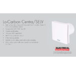 Vent Axia 473827 Extractor Fan Centra HT DC Low Carbon Dual Speed with Humidistat Condensation Sensor and Over Run Timer DMEV