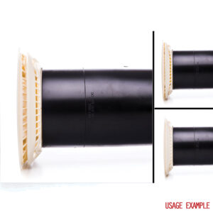 Rytons 125mm Baffled Aircore Controllable - Push/Pull Louvre - White