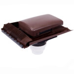 Tile Vent Universal Ventilator With Multi Spigot Connections 100-125-150mm - Brown