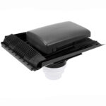 Tile Vent Universal Ventilator With Multi Spigot Connections 100-125-150mm - Grey
