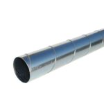 Galvanised Spiral Duct - 150mm, 1m