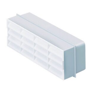 Horizontal Louvred Airbrick - White