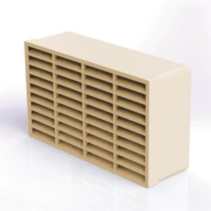 Domus Rigid Duct 235X141mm Double Outlet Airbrick Cotswold