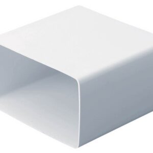 Domus Megaduct Rigid Duct 220X90mm 0.14M Flexible Hose Connector White