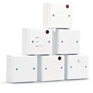 Domus Timer And Humidity Control With Duct Mounted Sensor White
