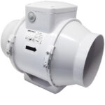 Aventa In-Line Mixed Flow Fan - 150mm, Timer