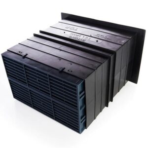 Rytons Light Draft Telescopic Airliner Vent Set - Blue