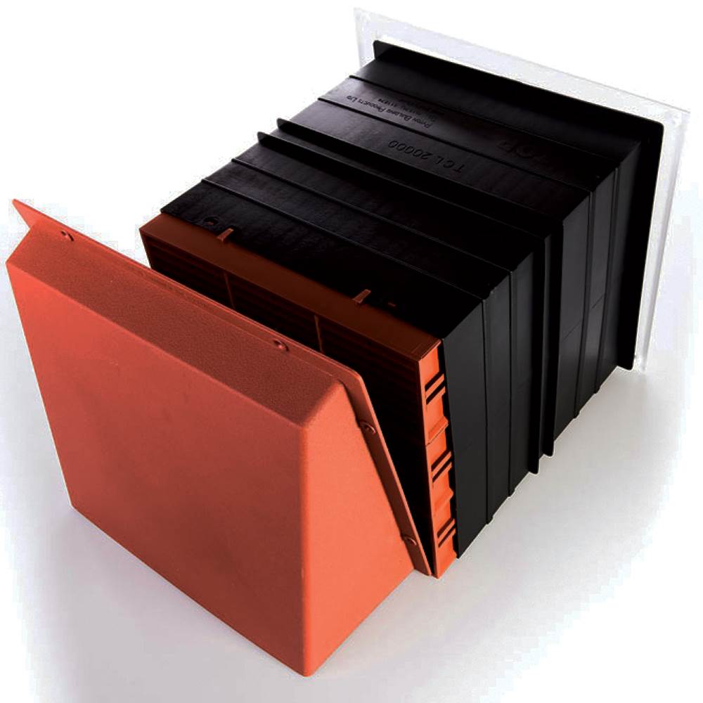 Rytons Cowled Light Draft Airliner Passive Vent Set - Terracotta