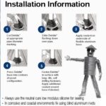 Dektite Ezi-Seal DFE107BEZ Black Epdm Pipe Flashing Size 150-300mm Base Size 456X456mm