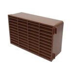 Domus Megaduct 220x90mm Double Airbrick - Brown