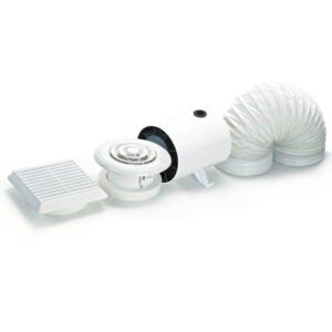 Domus Dvf Axial In-Line Shower With Duct Kit Fan - Timer Duct Kit