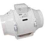 Domus Vitalis High Performance Mixed Flow In-Line Shower Fan - 150mm, Standard