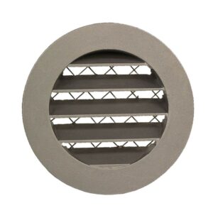 Circular Weather Louvre Vent Cover With Mesh - 150mm