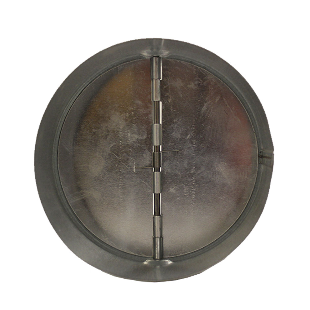 Metal In-Line Backdraught Ducting Shutter/Damper - 100mm