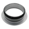 Galvanised Flanged Spigot - 100mm, Without Radius