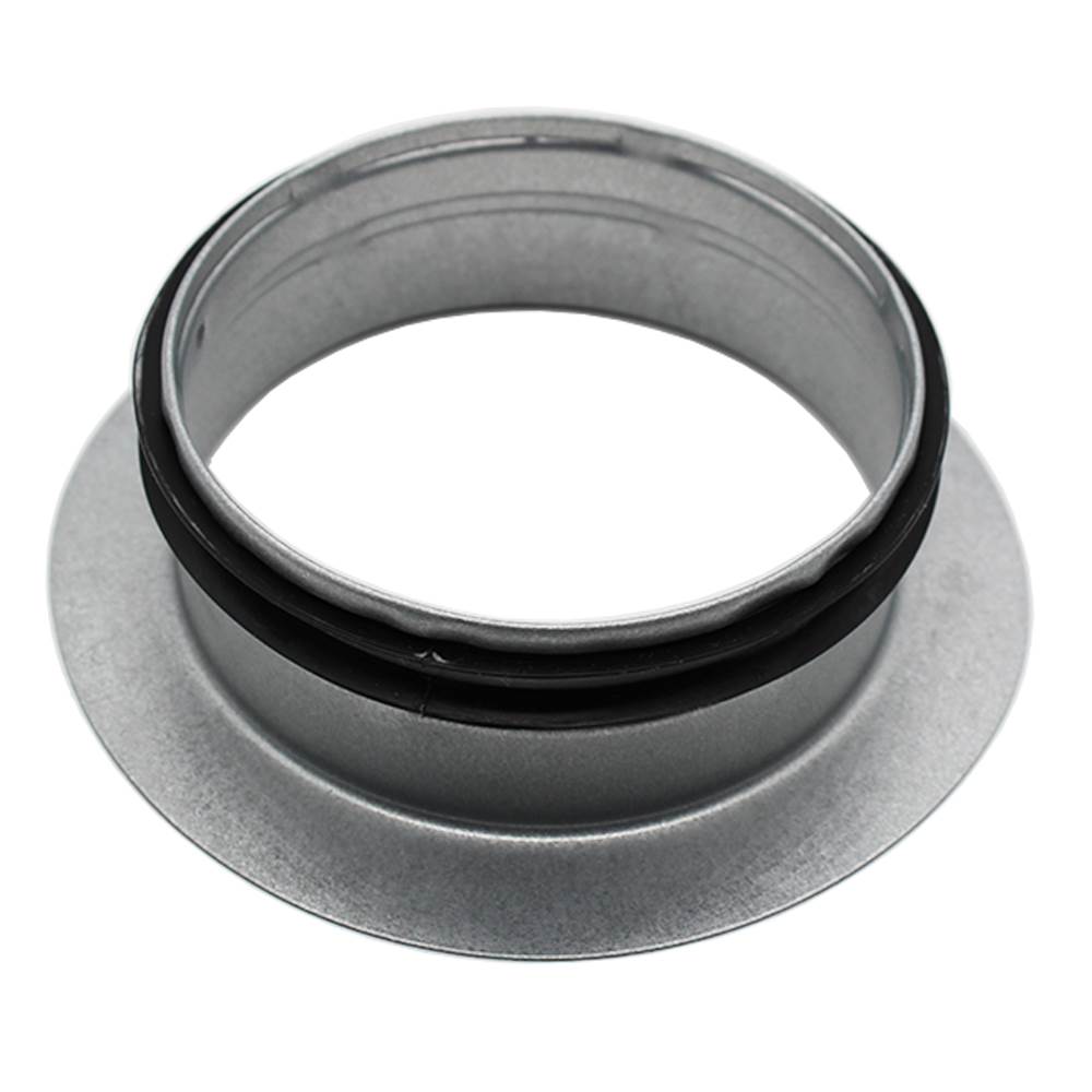 Galvanised Flanged Spigot - 355mm, Rubber Seal