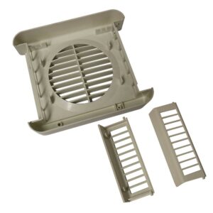 Replacement Front Fascia and Side Grilles For Kair KHRV150 Range - White