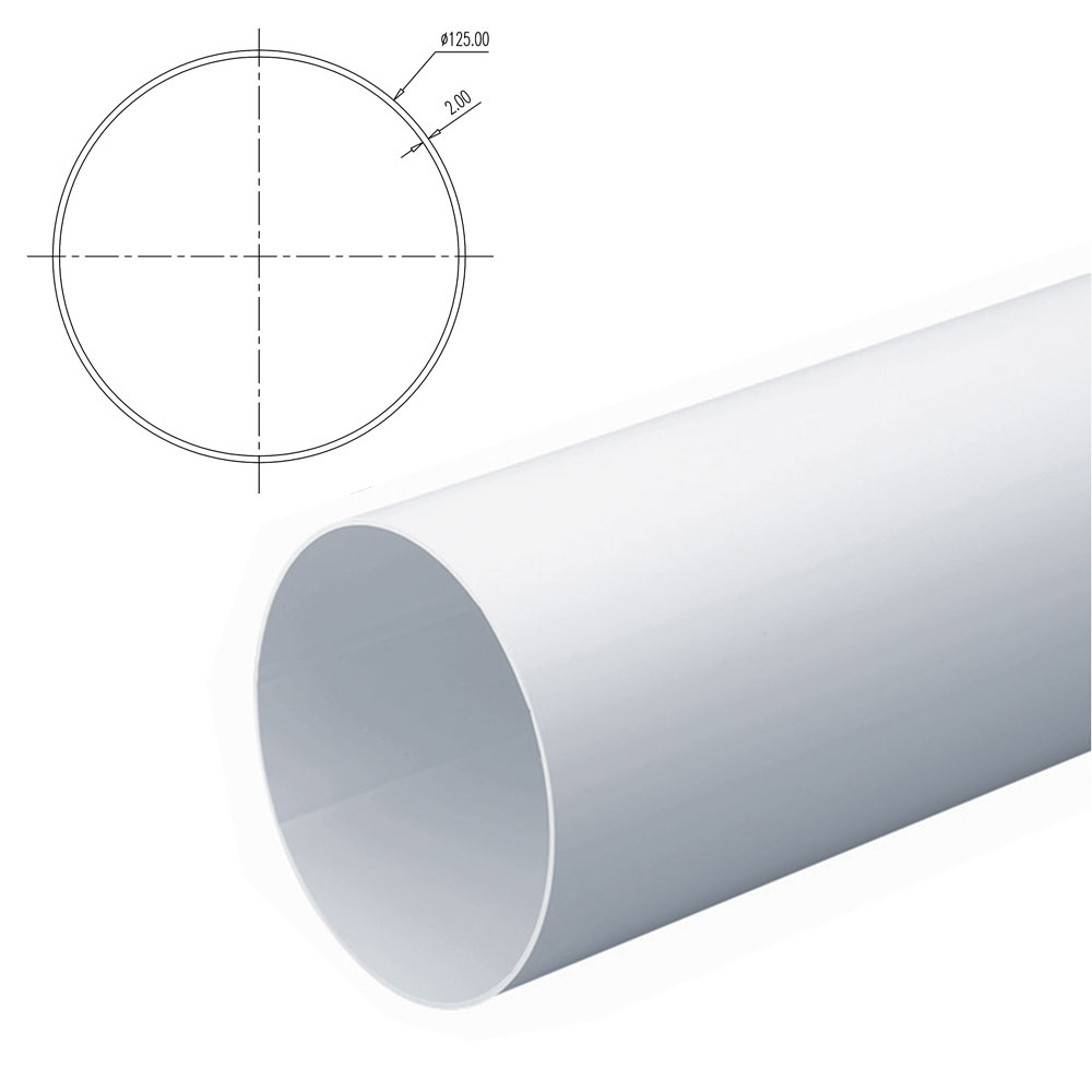 Inner Ducting Sleeve For Round Pipe – Not compatible with standard ducting - 125mm