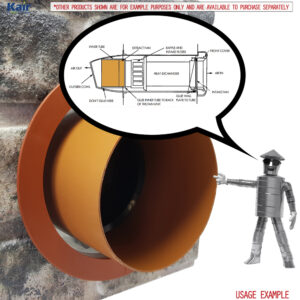 K-HRV150 Short Inner Brown Tube