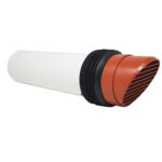 Kair High Rise Ducting Vent - 100mm, Terracotta