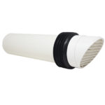 Kair High Rise Ducting Vent - 100mm, White