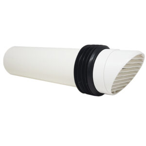 Kair High Rise Ducting Vent - 100mm, White