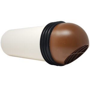 Kair High Rise Ducting Vent - 150mm, Brown