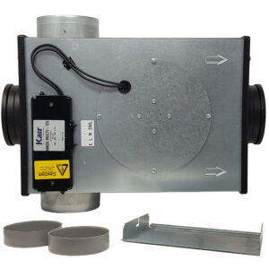 Kair Centrex Inline MEV Unit - 125mm, Timer