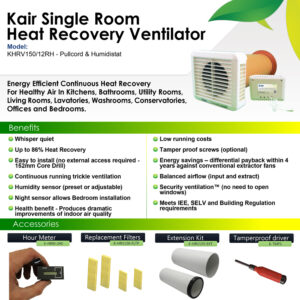 Kair KHRV150/12RH Special Offer Pack