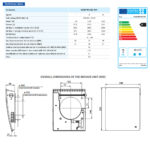 Kair Mini Single Room Heat Recovery Ventilator – White Outer Grille - (min 120mm hole diameter)