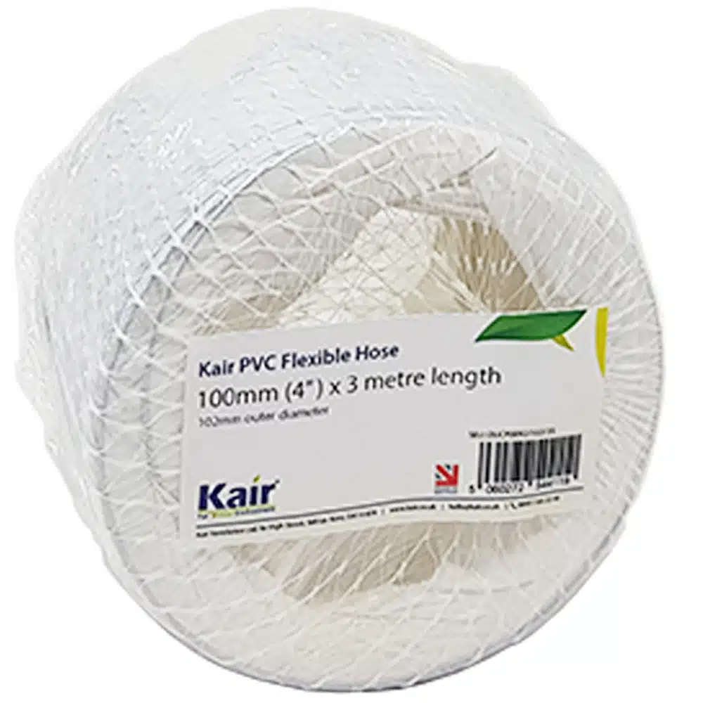 Kair 100mm Round Female Threaded Connector for Joining Flexible Ducting