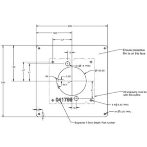 Kair Smart Extract Fan Wall Plate