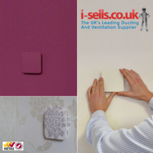 Rytons 125mm Aircore Controllable - Push-Pull Louvre Lookryt Panel