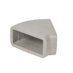 Nuaire Ductmaster Thermal Ducting 220X90 Insulated 45 Degree Horizontal Bend
