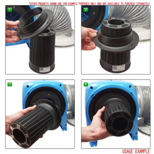 Nuaire Blue Drimaster ECO NOX Filter Upgrade Kit for Existing ECO Units