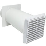 Nuaire Cyfan Wall Kit - White