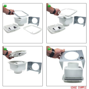 Nuaire Cyfan Extract Fan Recess Kit