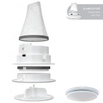Nuaire Q-Aire Valve - With Filter