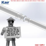 Kair 125mm To 100mm Offset Reducer Plastic Duct