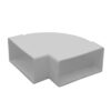 Kair 90 Degree Horizontal Elbow Bend Rectangular - 110x54mm
