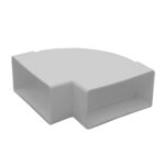 Kair 90 Degree Horizontal Elbow Bend Rectangular - 110x54mm