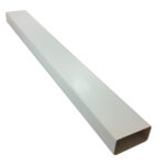 Kair Rectangular Flat Ducting Channel Pipe - 110x54mm, 1m Length