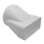 Kair Ducting Adaptor Rectangular to Round - 150x70mm, 125mm