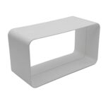 Kair Rectangular Straight Connector - 180x90mm