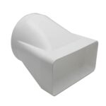 Kair Ducting Adaptor Rectangular to Round - 180x90mm, 150mm