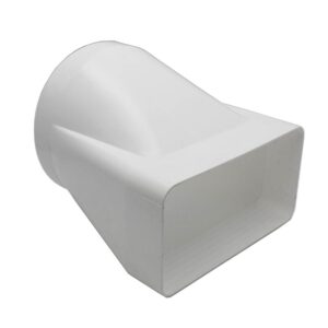 Kair Ducting Adaptor Rectangular to Round - 180x90mm, 150mm