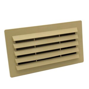 Kair Airbrick 180x90mm With Damper Rectangular Ducting - Beige