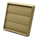 Kair Gravity Grill 110x54mm Rectangular Rear Spigot - Beige