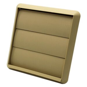 Kair Gravity Grill 110x54mm Rectangular Rear Spigot - Beige